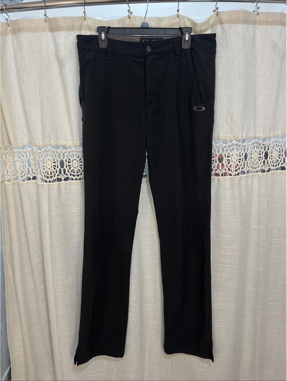 Oakley Performance Pants Men 33x34 Black Golf  Straight